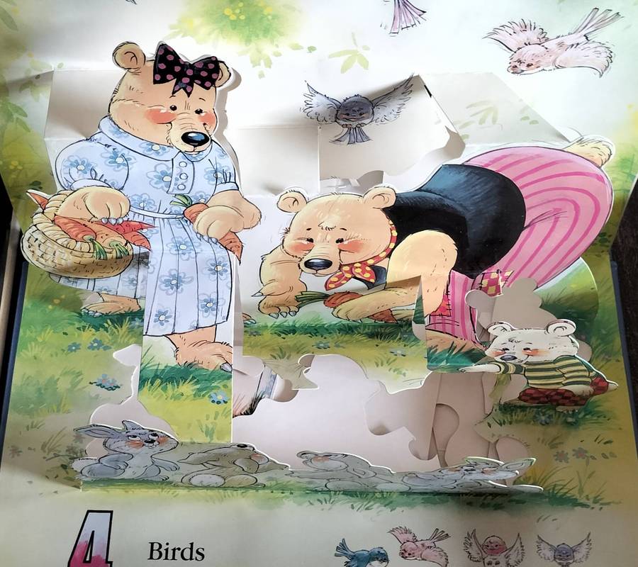Pop-Up book: The three bears counting