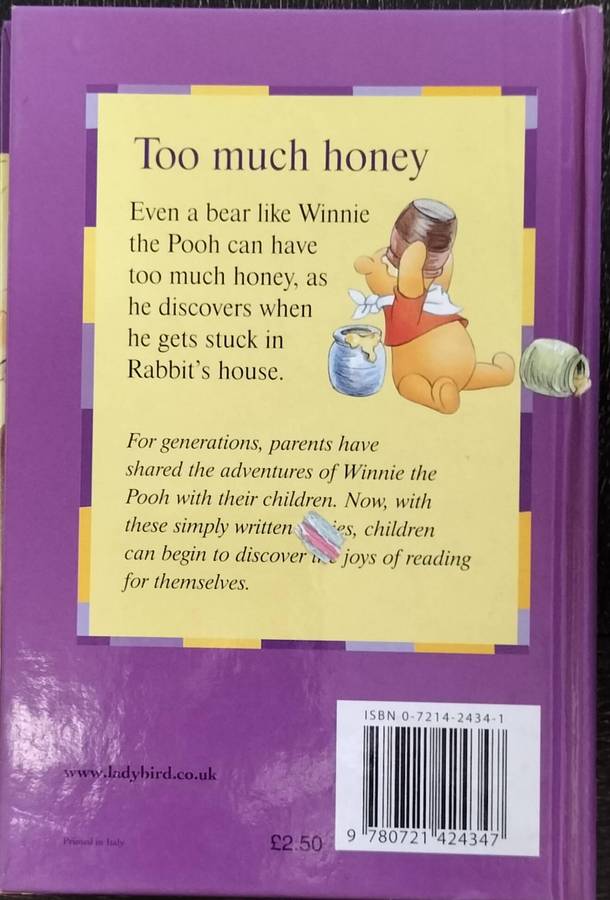 Disney - Winnie the pooh - Too much honey