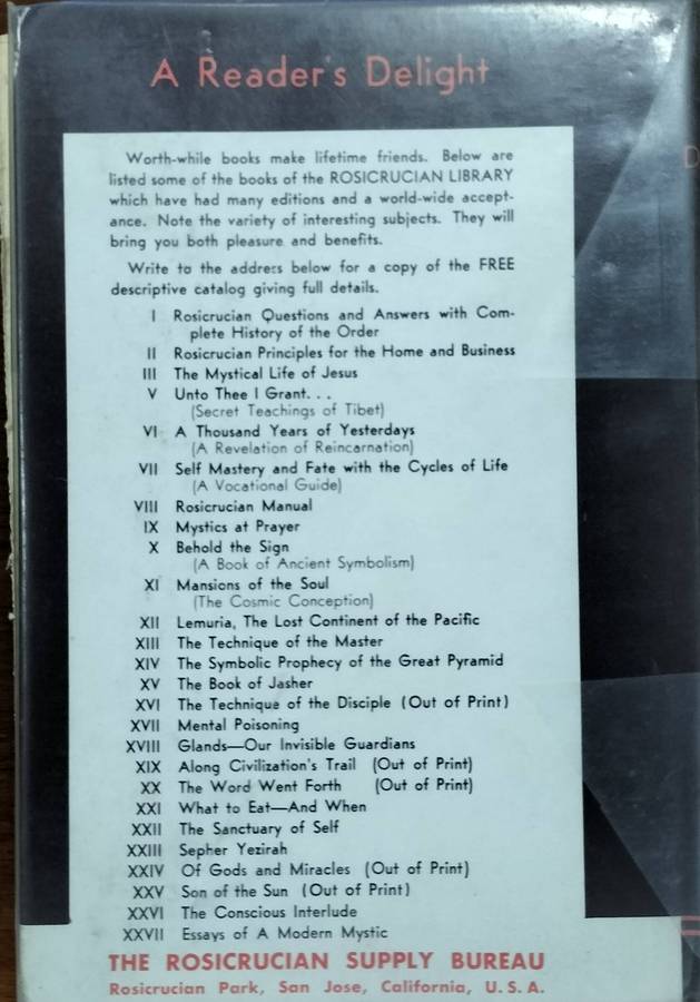 The secret doctrines of Jesus (Spencer Lewis, 1965)