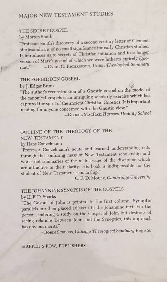 The Gospel according to Thomas (1959)
