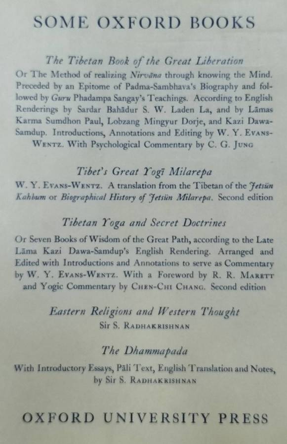 The Tibetan book of the dead (Evans-Wentz, 1954) - Oxford University Press
