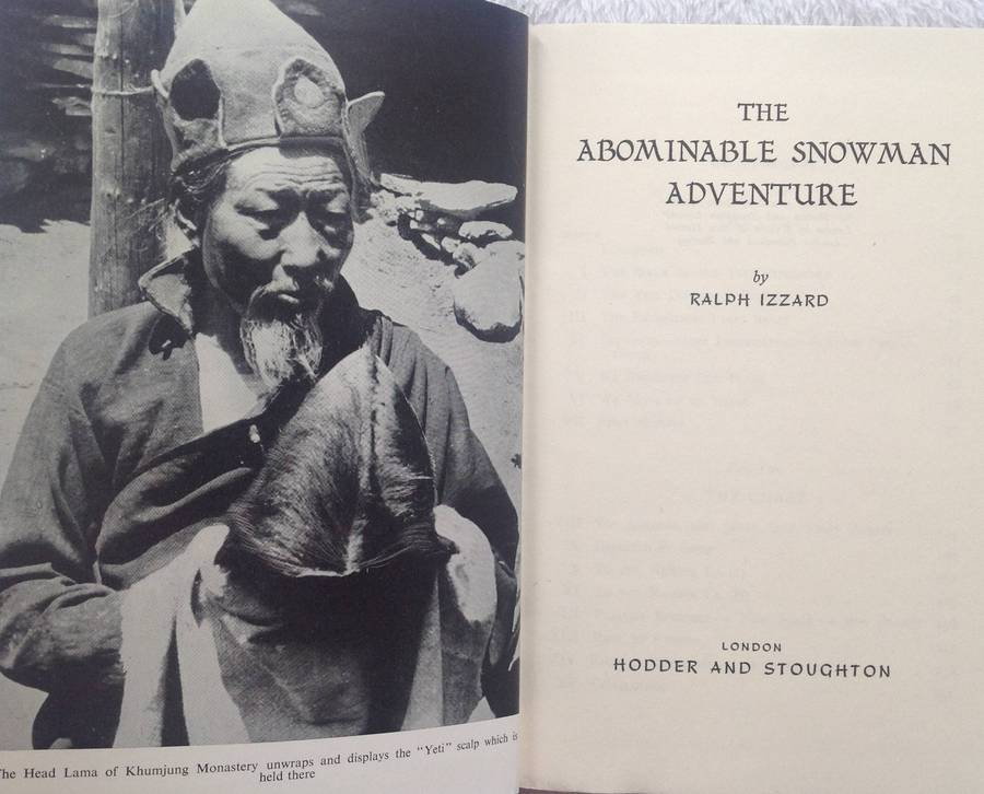 The Abominable Snowman Adventure by Ralph Izzard - Hardcover