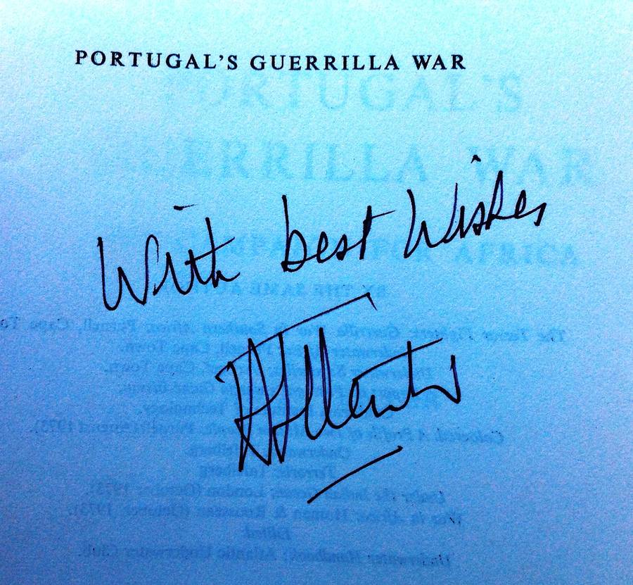 Portugal's Guerrilla War - The Campaign for Africa - Al J Venter - Hardcover  Book signed by Author