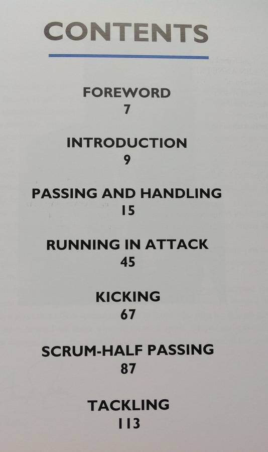 Rugby Skills - Will Carling with Ian Robertson - Book signed by Will Carling