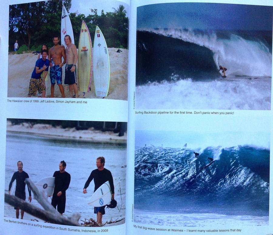Stoked! Chris Bertish - Winner of the 2010 Mavericks Big Wave Invitational - Book signed by Author