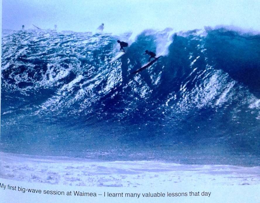 Stoked! Chris Bertish - Winner of the 2010 Mavericks Big Wave Invitational - Book signed by Author