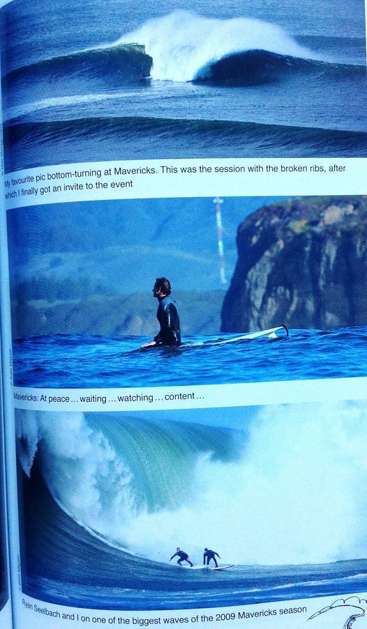 Stoked! Chris Bertish - Winner of the 2010 Mavericks Big Wave Invitational - Book signed by Author