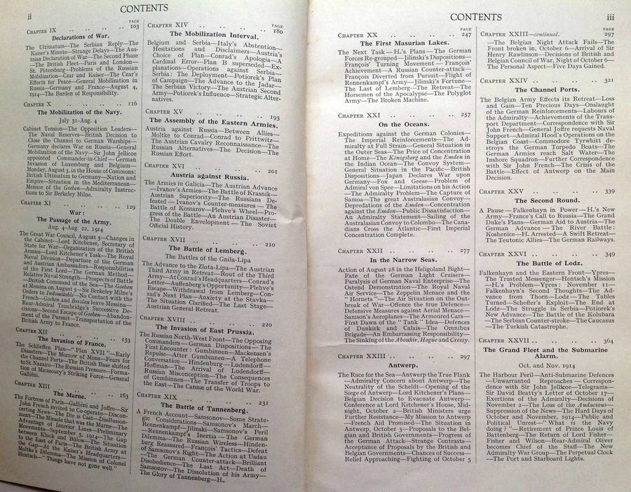 The Great War - The Right Hon. Winston S. Churchill, CH, MP - Volumes One to Four (Complete Set)