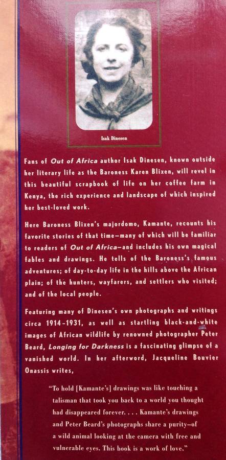 Longing for Darkness - Kamante's tales from Out of Africa - Collected by Peter Beard