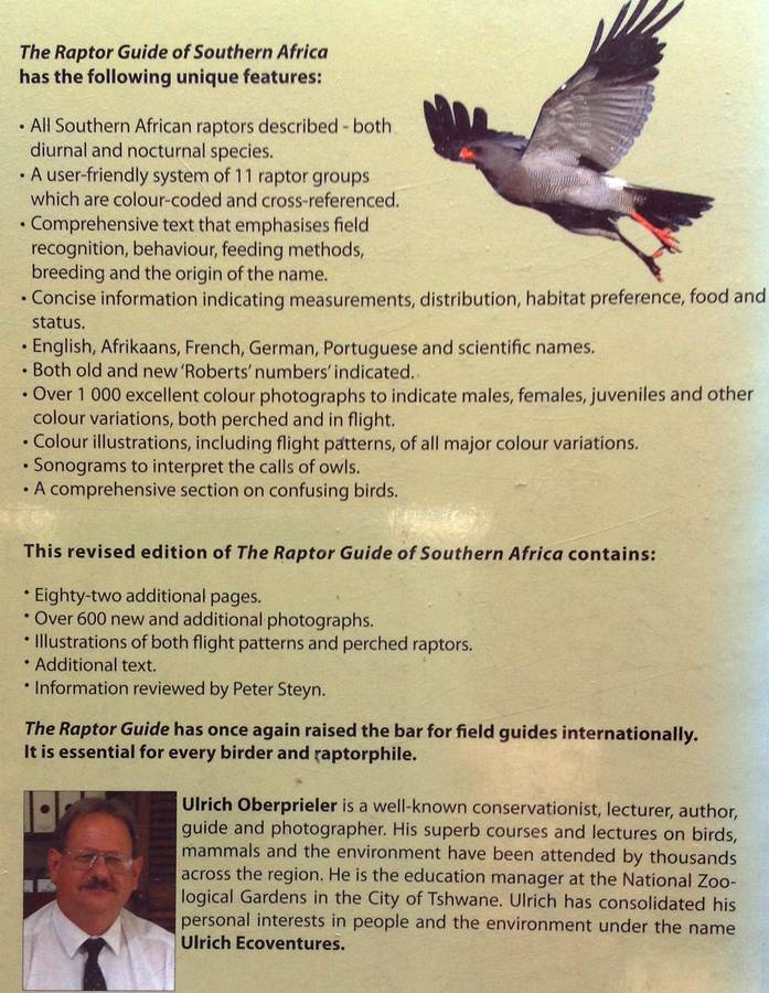 The Raptor Guide of Southern Africa - Ulrich Oberprieler