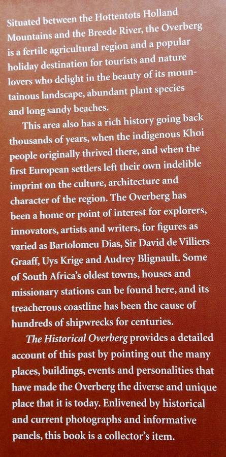 The Historical Overberg - Chris Schoeman - Hardcover