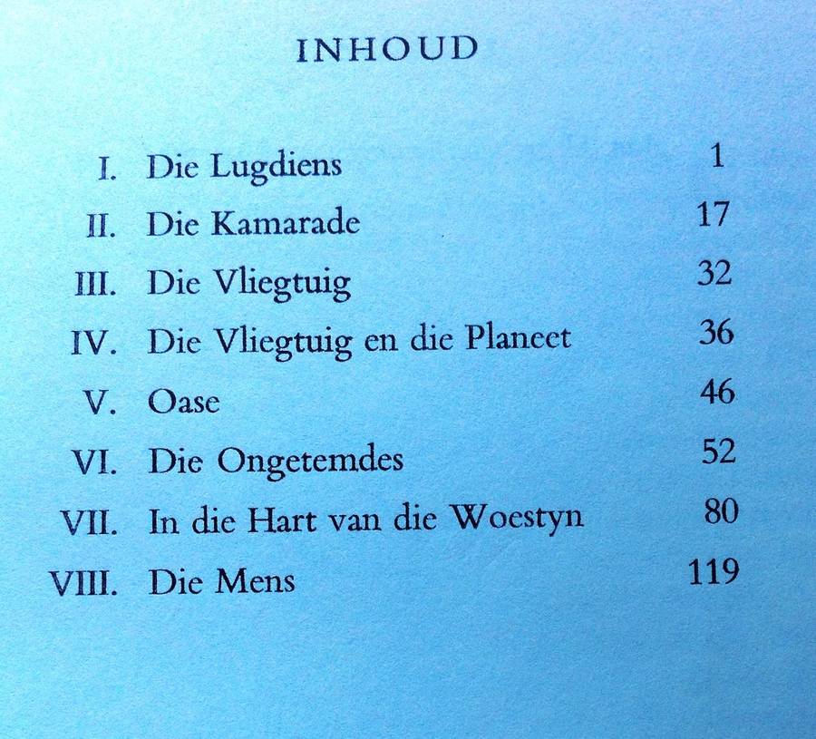 Pioniers van die Wolke - Antoine de Saint-Exupery - Geteken deur Uys Krige, 20 Feb 1981, Onrus