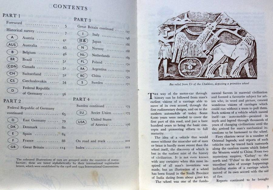 Box set of 4 books - Cars of the World - J D Scheel - 4 books contain 850 full colour illustrations