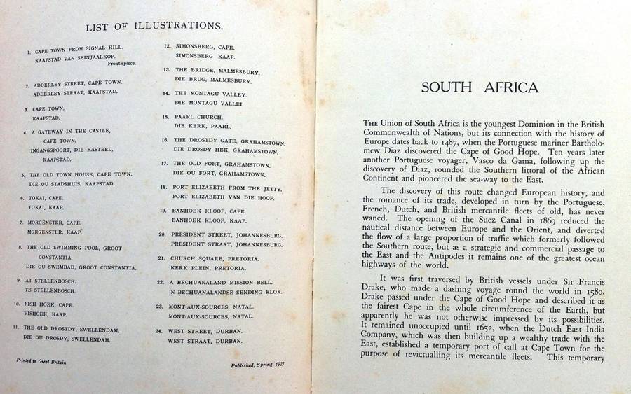 South Africa - A Series of Pencil Sketches by William M Timlin - Hardcover - Chittenden