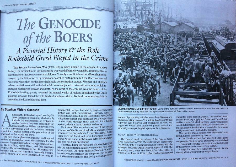 The Genocide of the Boers - Stephen Mitford Goodson