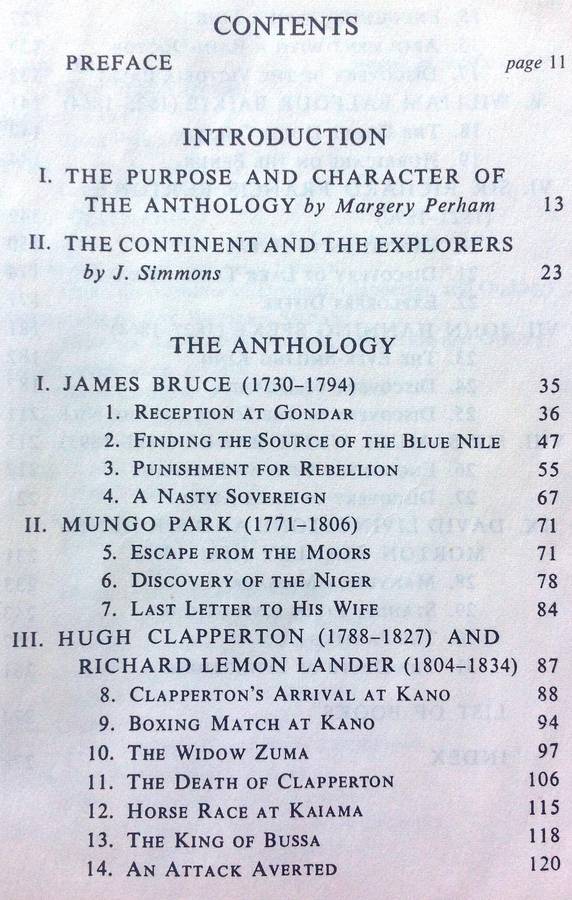 African Discovery - An Anthology of Exploration - Margery Perham and J Simmons