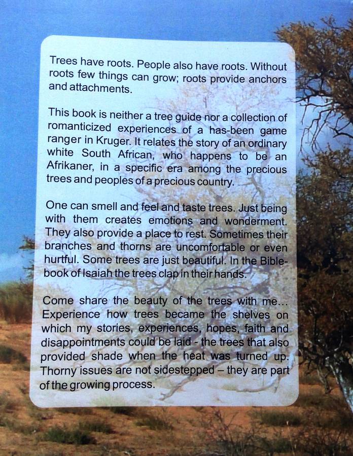 Roots in African Soil - Gert Erasmus     The English version of the Afrikaans book ""Witgat""