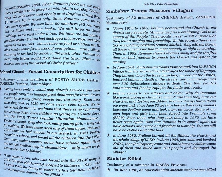 In the Killing Fields of Mozambique - Peter Hammond
