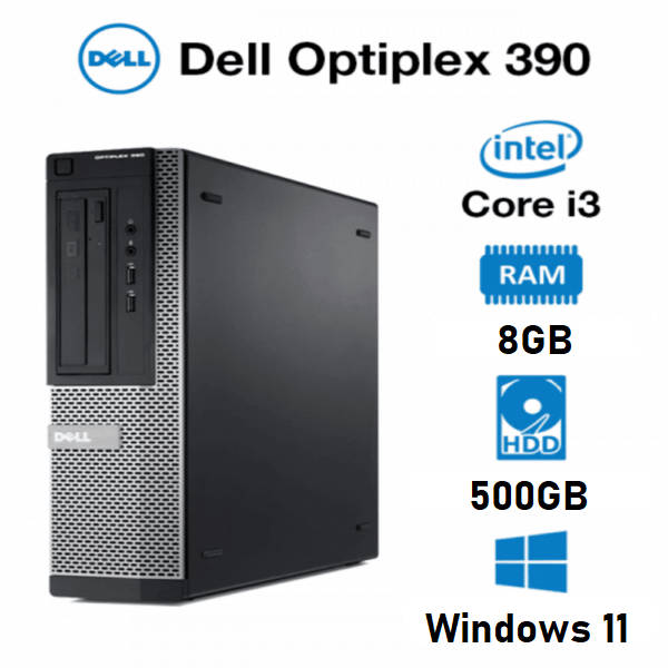 WOW!!! Dell Optiplex 390 SFF!! Intel Core i3, 8Gb Mem, 500Gb HDD