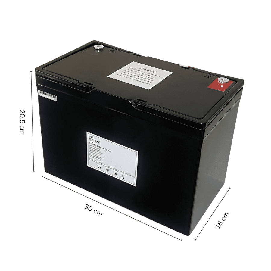Hubble S-100A 1.2kWh 12V 100Ah LiFePO4 (First Life Cells)