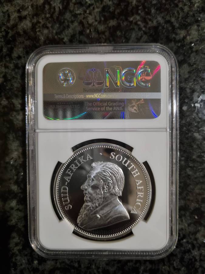2017 50th Anniversary Silver Krugerrand PF70 Ultra Cameo