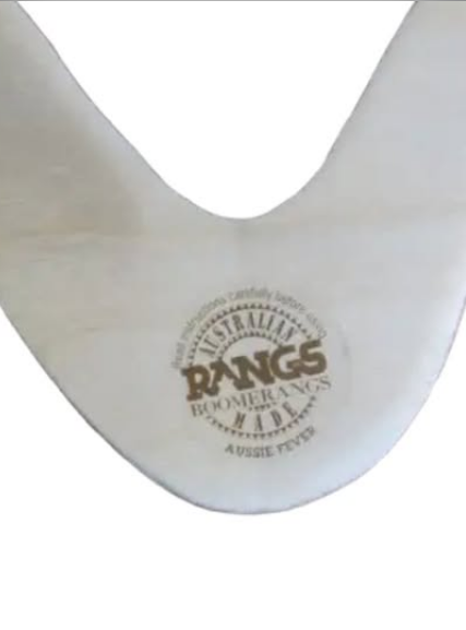 V Shaped Wooden Boomerang