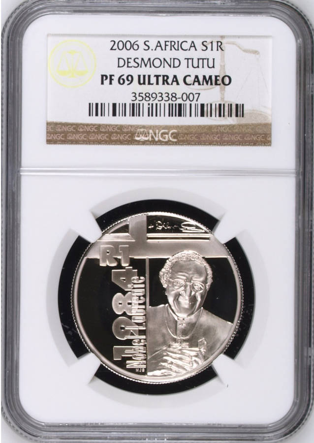 2006 Desmond Tutu R1 NGC PF69 Ultra Cameo