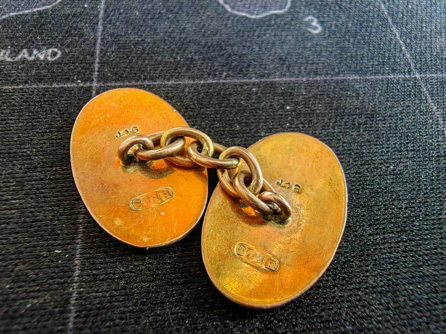 9ct Gold Cufflink for Scrap