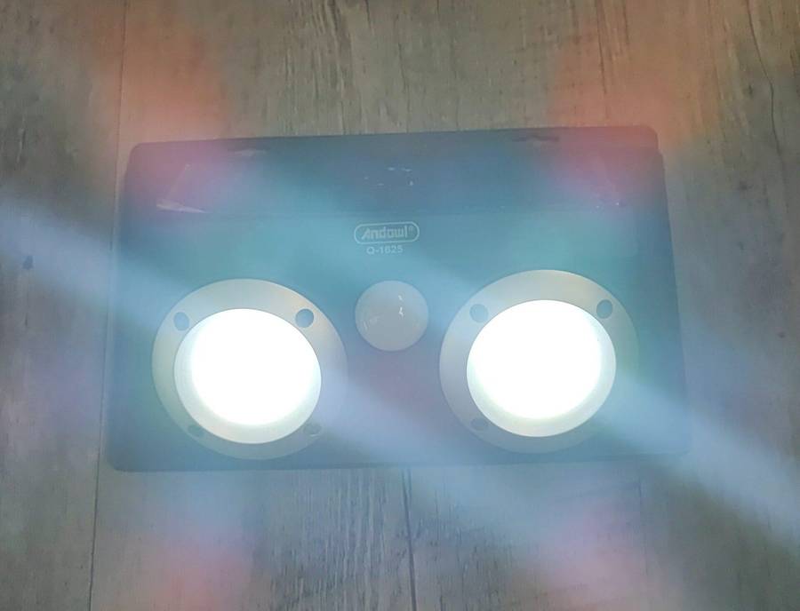 Bright Duel Cob Angel Eye Solar Motion Sensor Security Lights