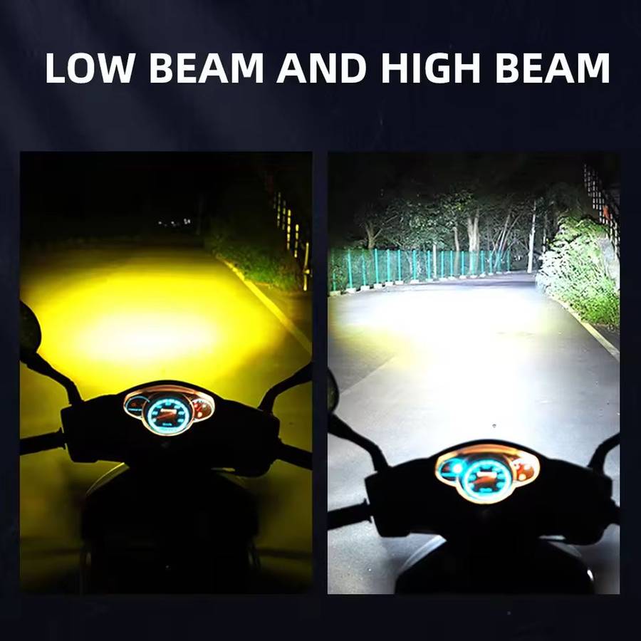 Top Quality Aluminum Angel Eye Motorcycle Spotlights. (Not Plastic) Amber and White light.