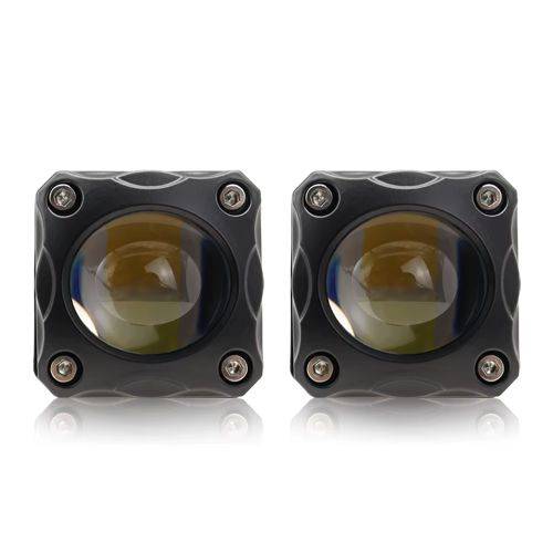 Top Quality Aluminum Angel Eye Motorcycle Spotlights. (Not Plastic) Amber and White light.