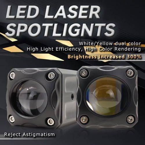 Top Quality Aluminum Angel Eye Motorcycle Spotlights. (Not Plastic) Amber and White light.