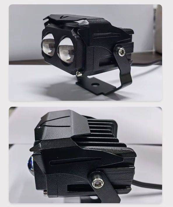 Top Quality Aluminum Angel Eye Motorcycle Spotlights. (Not Plastic) Amber and White light.