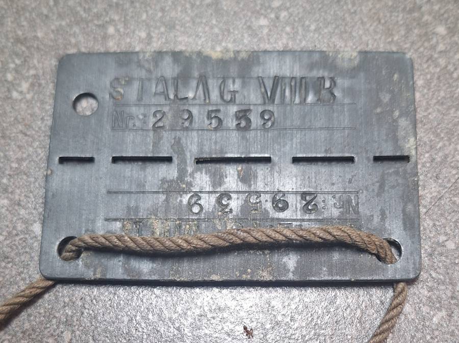 WW2 RAND LIGHT INFANTRY (RLI) POW MEDAL GROUP ,PAPERS & DOG TAG