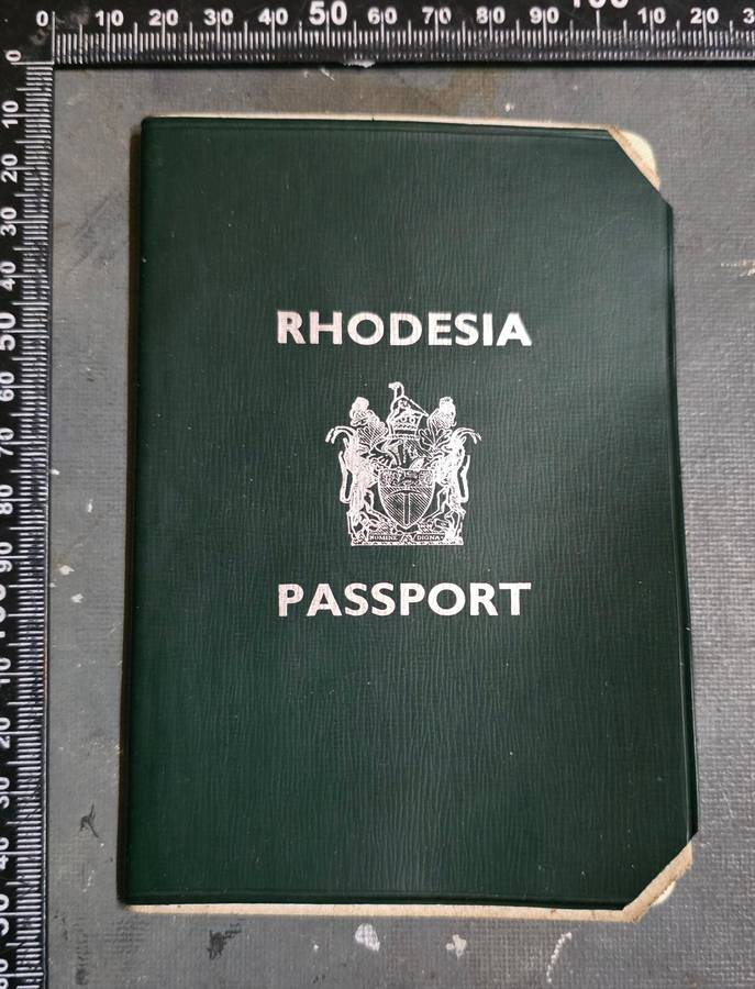 Rhodesian Issued Civilian Passport