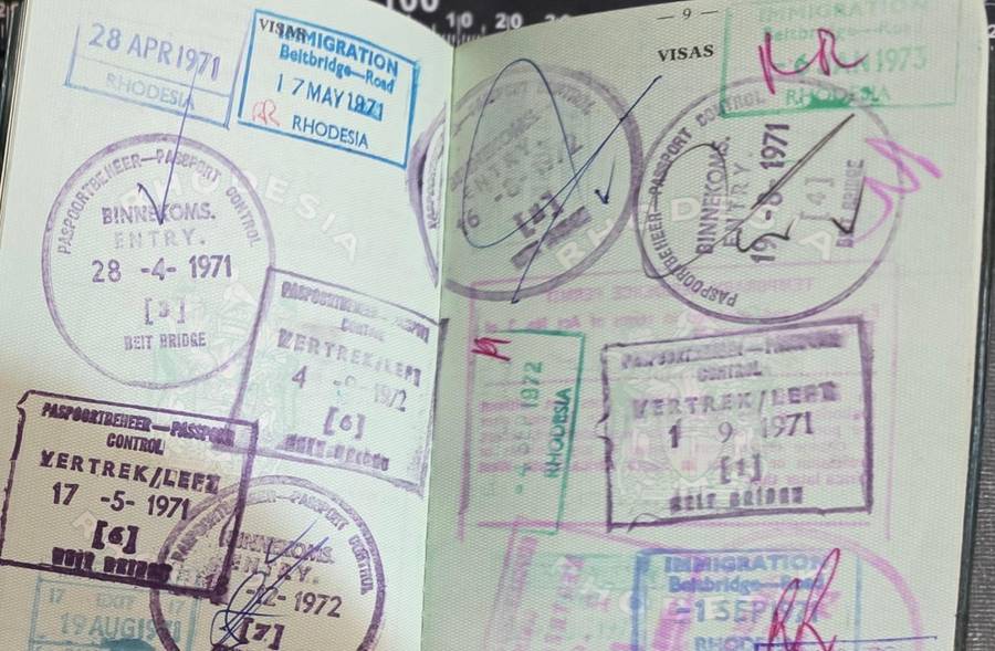 Rhodesian Issued Civilian Passport