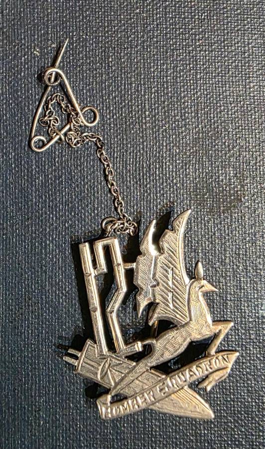 WW2. SAAF 12 Bomber Squadron, Theirs Is The Glory Official Sqd Book & Sweetheart Badge