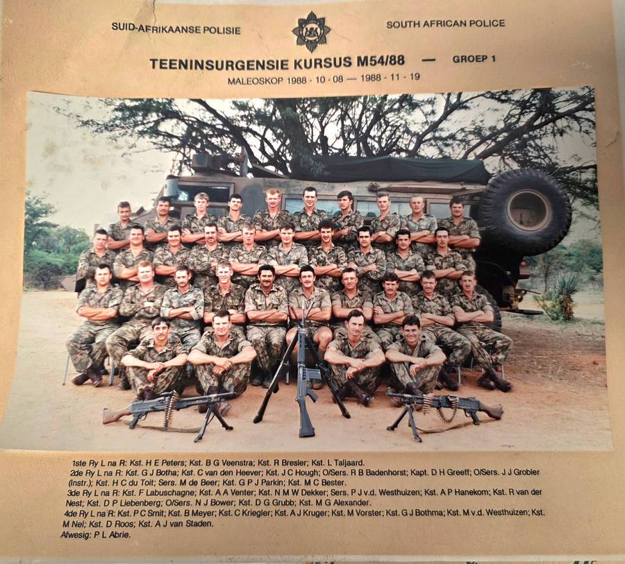 SAP TASK FORCE RIOT COURSE CERTIFICATE & GROUP PHOTO