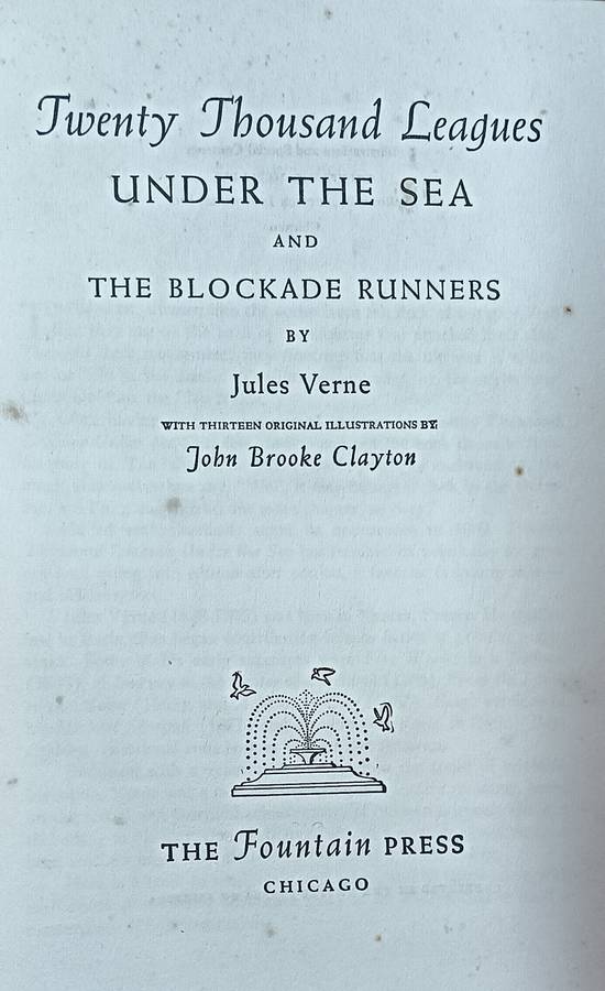 Twenty Thousand Leagues under the Sea & The Blockade Runners - Jules Verne - Hardcover