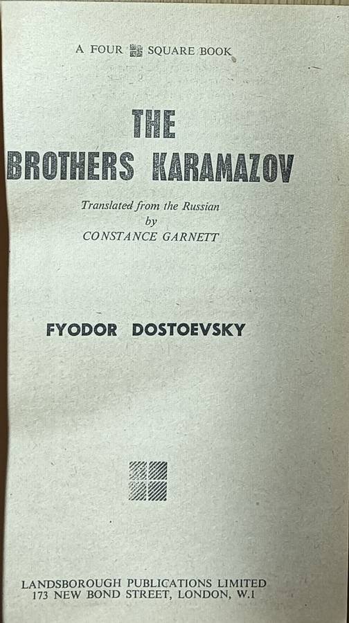The Brothers Karamazov - Fyodor Dostoevsky - Softcover