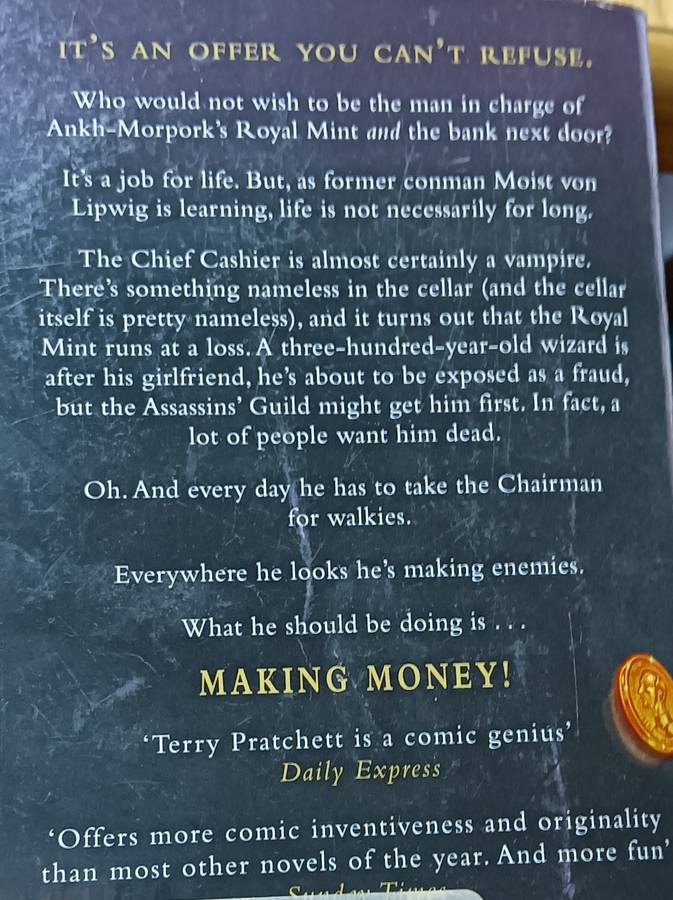 Making Money - Terry Pratchett - Softcover - 480 pages