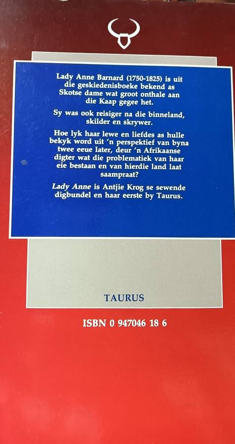 Lady Anne - Antjie Krog - Softcover - 108 pages