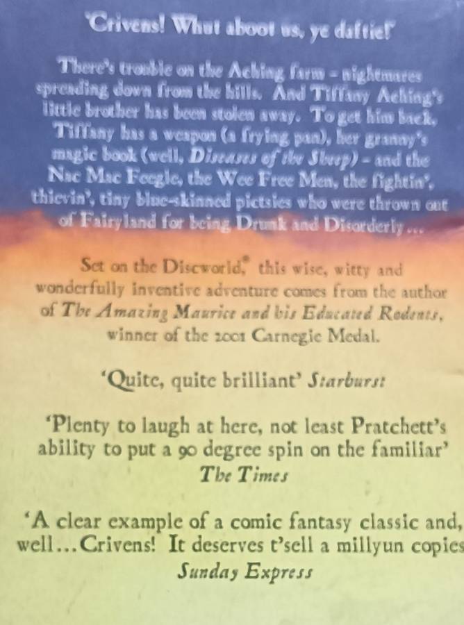 The Wee Free Men - Terry Pratchett - Softcover - 318 Pages