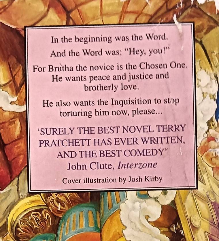 Small Gods - Terry Pratchett - A Discworld Novel - Softcover - 381 pages