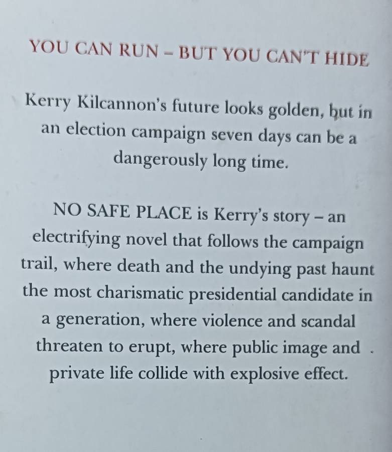 No Safe Place - Richard North Patterson - Softcover - 585 pages