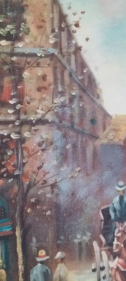 Superb French artist J Gaston original oil on canvas - value R16 000-
