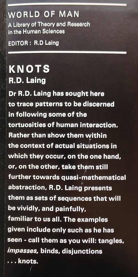 R.D. LAING - KNOTS - 1ST Edition
