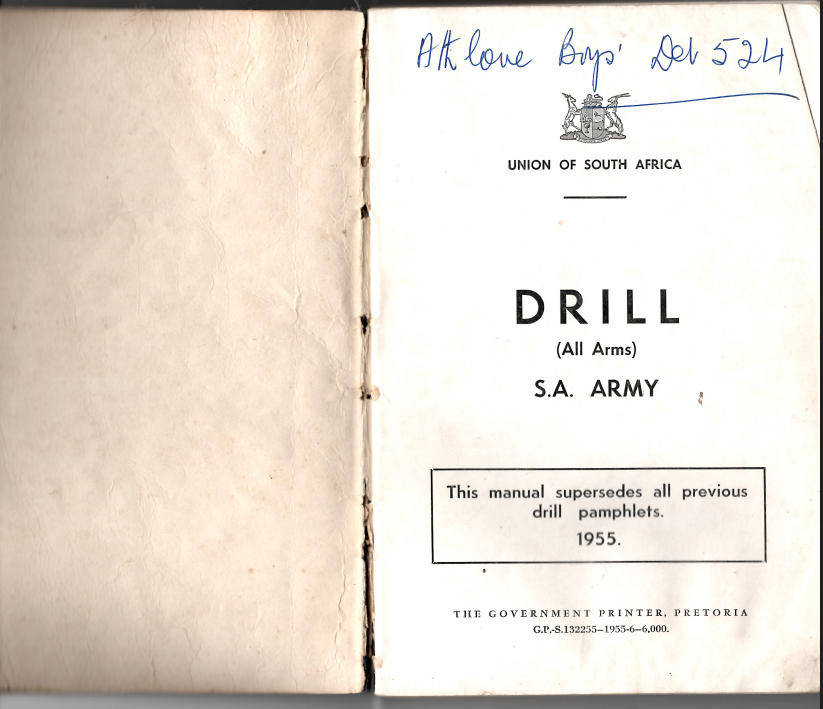 S.A. ARMY DRILL MANUAL