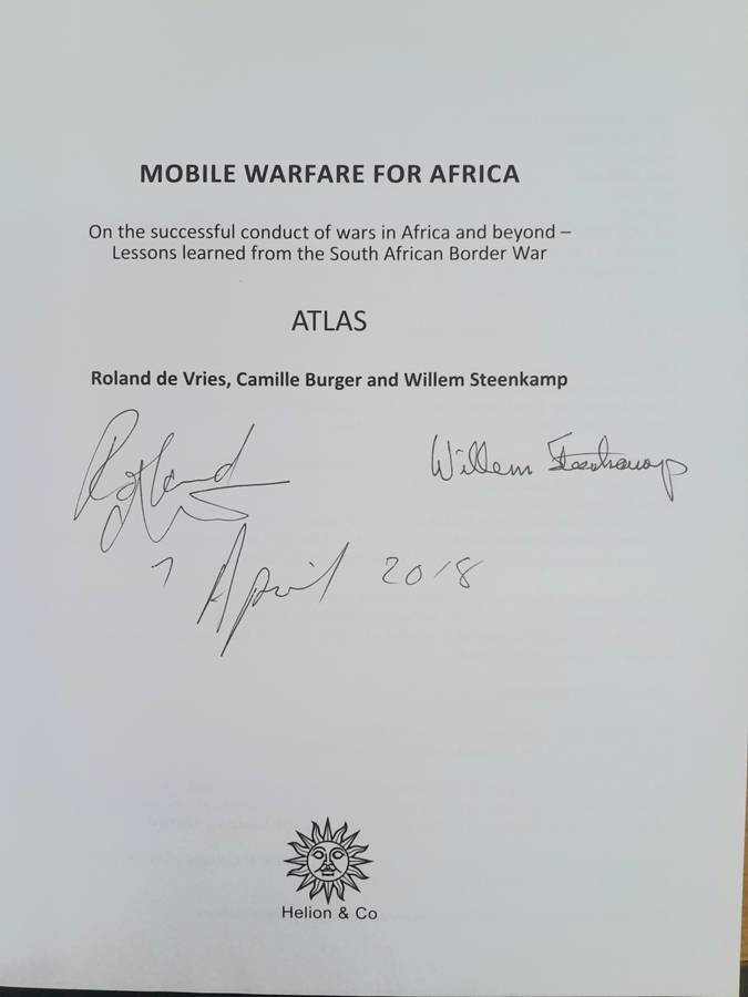 MOBILE WARFARE FOR AFRICA and ATLAS ** Signed **
