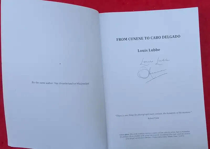 FROM CUNENE TO CABO DELGADO **Signed**